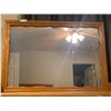 Image 1 : Wooden-Framed Wall Mirror
