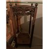 Image 2 : Vintage Wooden Side Table with Glass Top