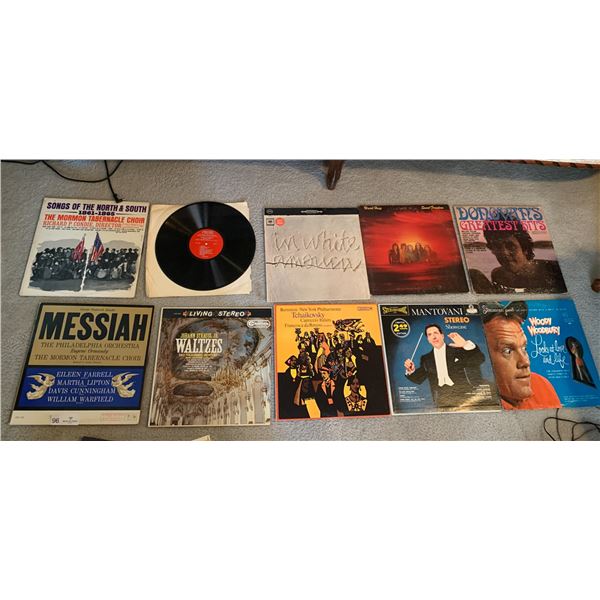 10 x Assorted Vinyl Records