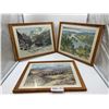 Image 1 : 3 x Framed Canadiana Art Prints by Meredith Evans