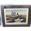 Image 2 : 2 x Framed Canadiana Art Prints by George Jenkins and Mary Pratt w/ Rustic Frame
