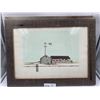 Image 3 : 2 x Framed Canadiana Art Prints by Geoffrey Rock and William Roberts w/ Rustic Frame