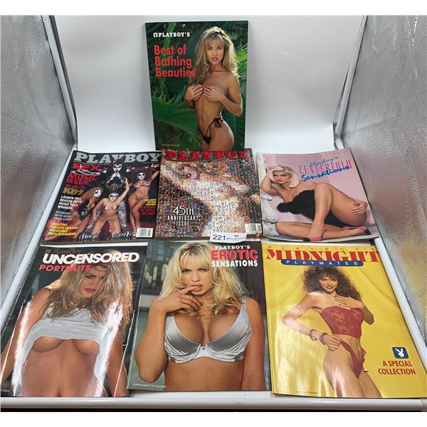 1999 Playboy Magazines (2) and Playboy Supplemental Issues