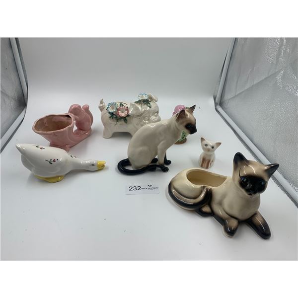 Assortment of Porcelain Animal Figurines