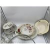 Image 2 : Punch Bowl and Cups, Decorative Plates, and More!