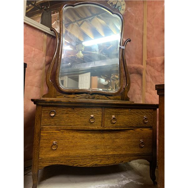 Vintage Chest of Drawers w/ Mirror