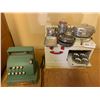 Image 1 : Vintage Tom Thumb Cash Register and Miniature Stove Toys