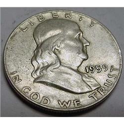 1959-D FRANKLIN HALF DOLLAR