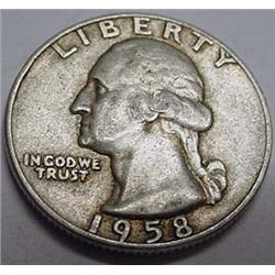 1958-D WASHINGTON QUARTER