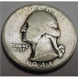 1941-P WASHINGTON QUARTER
