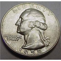 1958-D WASHINGTON QUARTER