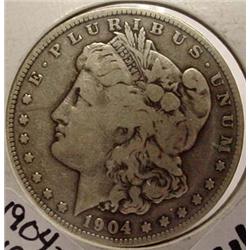 1904-O MORGAN SILVER DOLLAR