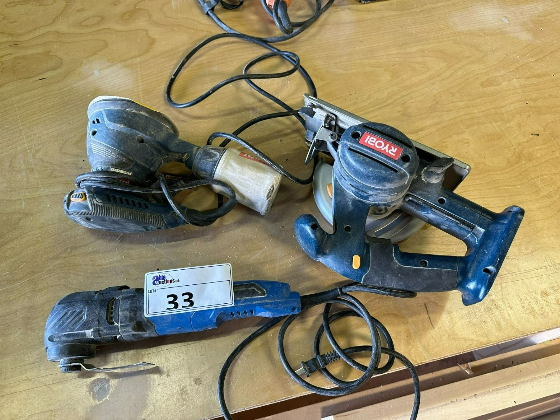 MASTERCRAFT 05472810 ELECTRIC OSCILLATING MULTI TOOL, RYOBI RS290