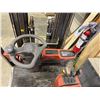 Image 8 : **2005 M CBE-16-T-L 3500LBS CAPACITY 189" 3 STAGE ELECTRIC SIT DOWN COUNTER BALANCE FORKLIFT WITH