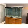 Image 1 : CAIDIE 220V LARGE FISH TANK AND BASE, 34"H X 60"W X 19"D
