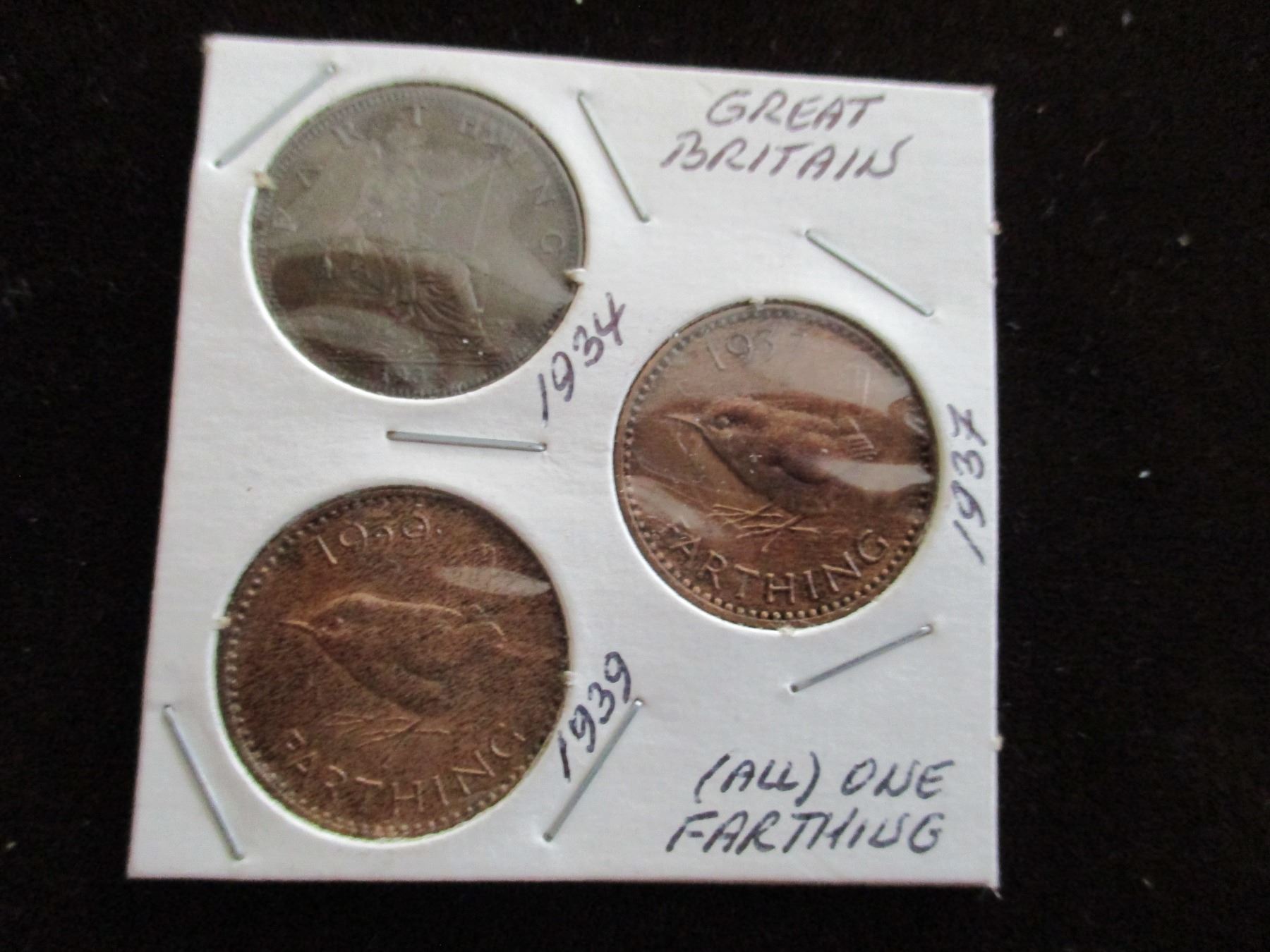 1934 90th Birthday Anniversary Farthing Coin In A Silver Plated Pendant Mount