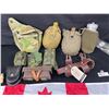 Image 2 : Vintage Military Lot of Canteens Pouches Etc.