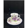 Image 2 : Vintage Shelley- England Fine Boned China Tea Cup and Saucer. Excellent Condition Circa 1950