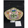 Image 1 : Antique Nippon Bowl By Morimura. Beautifully Handpainted Iris and Grapes Design