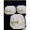 Image 2 : 5 Shelley Art Deco ( 1928) Side Plates. In the Very Rare Queen Anne Style In Great Condition