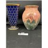 Image 1 : 2 Gorgeous Porcelain Vases Each 7" Tall