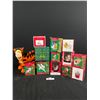Image 1 : Lot of Cute Kittens, a Puppy and A Unicorn Christmas Ornaments Plus Tigger