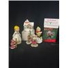 Image 1 : Nice Lot of Musical Christmas Decorations. Wind up Musical House ( Plays Music and Santa Pops Out of