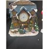 Image 2 : Large Lot of Christmas Décor! Santa and Reindeer, 4 Stocking Hangers, Crocheted Christmas Tree Etc.