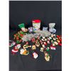 Image 1 : Nice Lot of Christmas Ornaments and Magnets. With some Vintage Bulbs