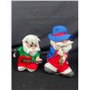 Image 2 : Lot of 4 Santas! 2 are Music Playing Santa and 2 Wall Hanging