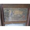 Image 2 : Antique Wooden Wall Mirror w/ Death of General Butler Artwork 14"x26"