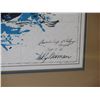Image 2 : America's Cup 19th Challenge Newport Print, Signed LeRoy Neiman, Sept 64, Framed 36"x31"
