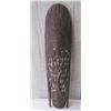 Image 1 : Carved Wooden African Mask Wall Hanging 32"L