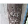 Image 3 : Carved Wooden African Mask Wall Hanging 32"L
