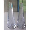 Image 1 : Qty 2 Kosta Sweden Glass Lamp Bases 12"H (lamp fitting not included)