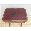 Image 2 : Wooden Entry Table w/ Metal Lion Hardware & 2 Drawers 22"x16"x30"H