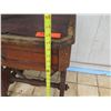 Image 8 : Wooden Entry Table w/ Metal Lion Hardware & 2 Drawers 22"x16"x30"H