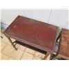 Image 2 : Qty 2 Wooden Side Tables w/ Undershelf 28"x16"x25"H
