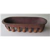 Image 1 : Carved Oval Wooden Kava Bowl w/ Multiple Feet 18"L x 4"H