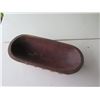 Image 2 : Carved Oval Wooden Kava Bowl w/ Multiple Feet 18"L x 4"H
