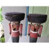 Image 2 : Qty 2 Volkmar Matthes West German Nutcracker Barstools on Wood Bases 30"H