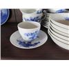 Image 2 : Royal Copenhagen Dish Set: Plates, Side Dishes, Bowls, Cups & Saucers