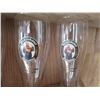 Image 2 : Qty 3 Franziskaner Weissbier Clear Beer Glasses