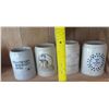 Image 2 : Qty 4 Beer Steins: Plochinger Waldhorn Brau, Schultheiss, Fessball Welt Meistercraft, etc