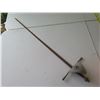 Image 2 : Epee Sword w/ Carved Metal Crossguard Handle 40"L