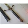 Image 2 : Long Sword w/ Design Crossguard Handle & Sheath 55"L
