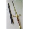 Image 1 : Windlass India Sword w/ Twisted Design Crossguard Handle & Sheath 55"