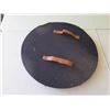 Image 2 : Round Textured Shield w/ Metal Center & 2 Hand Hold Straps 24"D