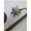 Image 2 : Medieval Mace Bludgeon on Shaft 21"L w/ Ball