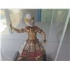 Image 2 : Hanuman the Monkey God w/ Trident in Clear Case 13"H